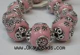 CIB280 16*16mm rondelle fashion Indonesia jewelry beads wholesale