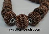 CIB402 17mm round fashion Indonesia jewelry beads wholesale