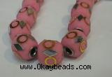 CIB481 15*16mm drum fashion Indonesia jewelry beads wholesale