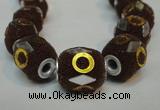 CIB483 15*16mm drum fashion Indonesia jewelry beads wholesale