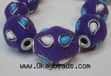 CIB492 18*23mm drum fashion Indonesia jewelry beads wholesale