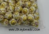 CIB525 22mm round fashion Indonesia jewelry beads wholesale