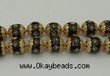 CIB555 22mm round fashion Indonesia jewelry beads wholesale