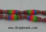 CIB586 16*60mm rice fashion Indonesia jewelry beads wholesale