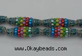 CIB587 16*60mm rice fashion Indonesia jewelry beads wholesale