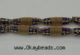 CIB609 16*60mm rice fashion Indonesia jewelry beads wholesale