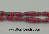 CIB634 16*60mm rice fashion Indonesia jewelry beads wholesale