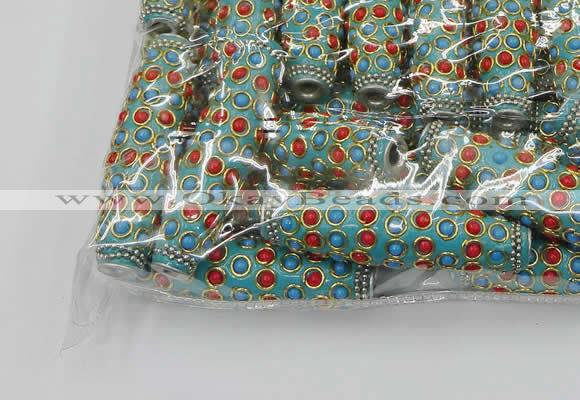 CIB637 16*60mm rice fashion Indonesia jewelry beads wholesale