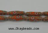 CIB647 16*60mm rice fashion Indonesia jewelry beads wholesale