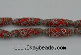 CIB648 16*60mm rice fashion Indonesia jewelry beads wholesale