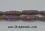 CIB665 16*60mm rice fashion Indonesia jewelry beads wholesale