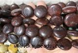 CIBS18 15 inches 20mm coin brecciated jasper gemstone beads wholesale