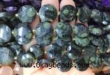 CIBS52 15 inches 15mm faceted coin kambaba jasper beads wholesale CIBS52 15 inches 15mm faceted coin kambaba jasper beads wholesale