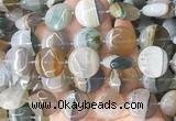CIBS63 15 inches 20mm coin Agate gemstone beads wholesale CIBS63 15 inches 20mm coin Agate gemstone beads wholesale
