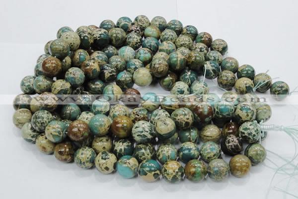 CIJ04 15.5 inches 14mm round impression jasper beads wholesale