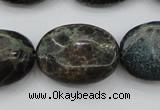 CIJ112 15.5 inches 13*18mm oval dyed impression jasper beads wholesale