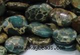 CIJ12 15.5 inches 15*20mm oval impression jasper beads wholesale