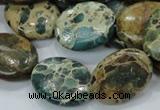 CIJ14 15.5 inches 18*25mm oval impression jasper beads wholesale