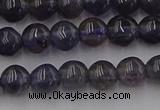 CIL100 15.5 inches 4mm round iolite gemstone beads wholesale