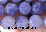 CIL124 15.5 inches 8mm faceted round iolite gemstone beads