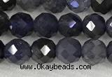 CIL50 15.5 inches 6mm faceted round iolite gemstone beads