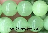 CJB310 15.5 inches 8mm round dyed green jade gemstone beads