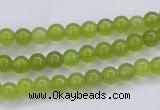 CKA03 15.5 inches 6mm round Korean jade gemstone beads