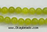 CKA04 15.5 inches 8mm round Korean jade gemstone beads