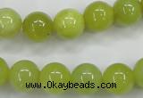 CKA07 15.5 inches 14mm round Korean jade gemstone beads