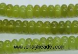 CKA104 15.5 inches 5*10mm rondelle Korean jade gemstone beads