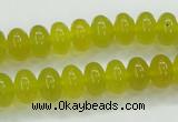 CKA11 15.5 inches 6*10mm rondelle Korean jade gemstone beads