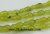 CKA18 15.5 inches 5*11mm bone Korean jade gemstone beads