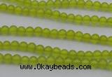 CKA201 15.5 inches 4mm round Korean jade gemstone beads