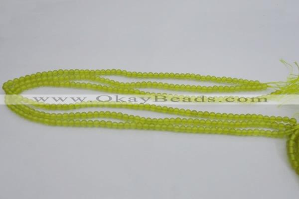 CKA201 15.5 inches 4mm round Korean jade gemstone beads