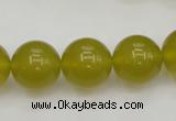 CKA207 15.5 inches 16mm round Korean jade gemstone beads