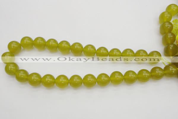 CKA207 15.5 inches 16mm round Korean jade gemstone beads