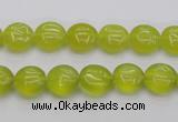 CKA235 15.5 inches 10mm flat round Korean jade gemstone beads