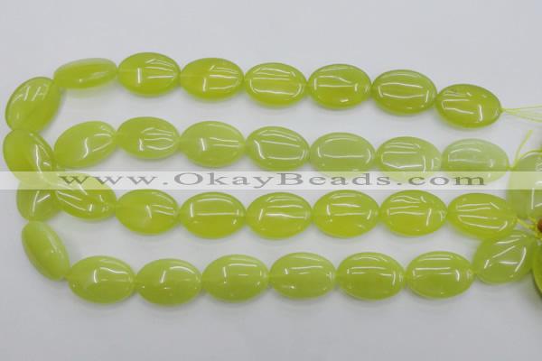 CKA250 15.5 inches 18*25mm oval Korean jade gemstone beads