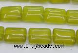 CKA261 15.5 inches 12*16mm rectangle Korean jade gemstone beads