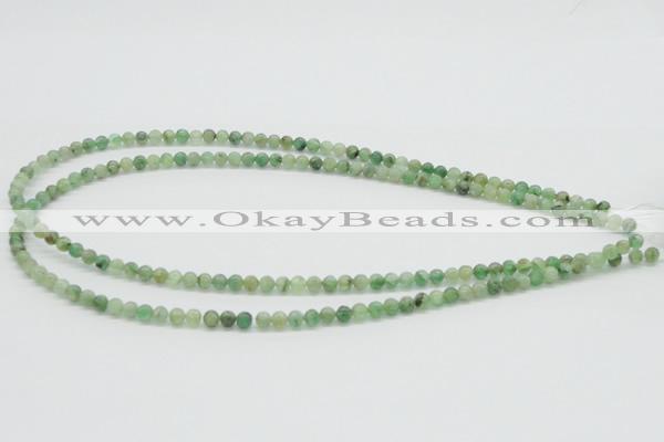 CKC100 16 inches 5mm round natural green kyanite beads wholesale