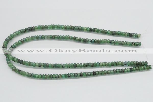 CKC103 16 inches 4*6mm rondelle natural green kyanite beads wholesale