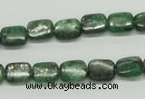 CKC106 16 inches 8*10mm rectangle natural green kyanite beads wholesale