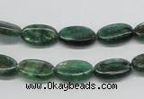 CKC111 16 inches 8*14mm oval natural green kyanite beads wholesale