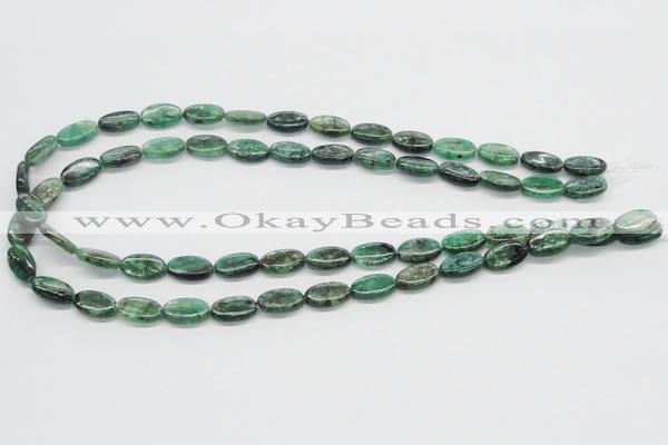 CKC111 16 inches 8*14mm oval natural green kyanite beads wholesale