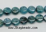 CKC21 16 inches 10mm flat round natural kyanite beads wholesale