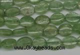 CKC266 15.5 inches 8*10mm oval natural green kyanite beads