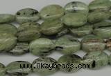 CKC270 15.5 inches 8*12mm oval natural green kyanite beads