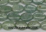 CKC271 15.5 inches 10*14mm oval natural green kyanite beads