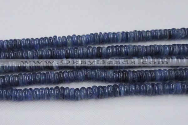 CKC504 15.5 inches 4*12mm rondelle natural Brazilian kyanite beads