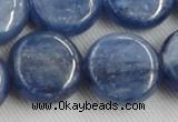 CKC517 15.5 inches 20mm flat round natural Brazilian kyanite beads